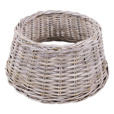 Whitewashed Rattan Tree Stand Cover, 65cm