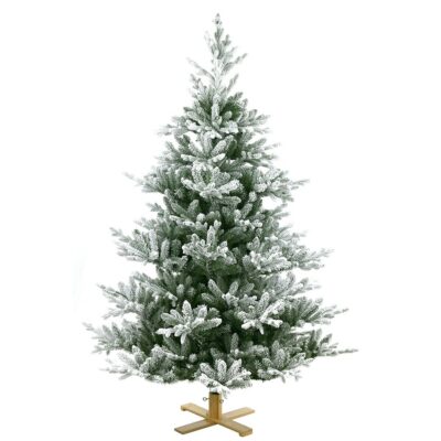 Tolga Flocked Christmas tree by Van der Gucht