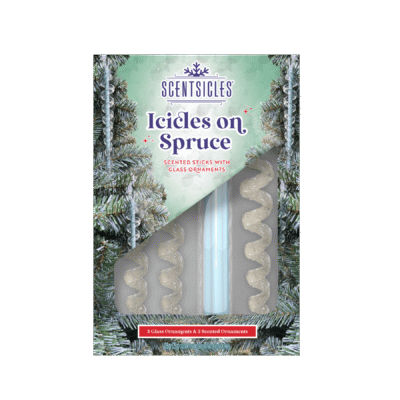 Scentsicles Glass Spruce Icicles by Van der Gucht