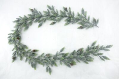 Spica Frosted Christmas garland by Van der Gucht