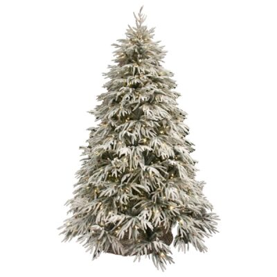 Snowy River Collection. Pre-Lit Artificial Christmas Tree by Van der Gucht