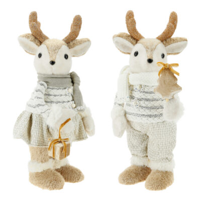 Woodland Pair. Standing Deer Set of Two