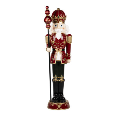 Crimson Guardian. Illuminated Nutcracker, 130cm