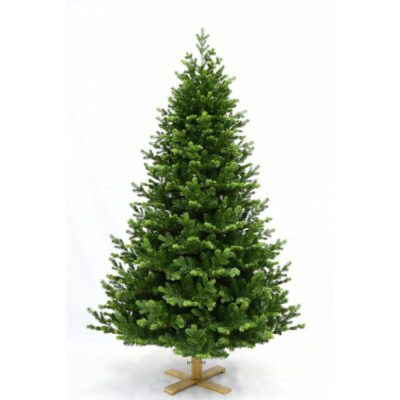 Stockholm Collection. Artificial Christmas Tree with Wooden Base by Van der Gucht