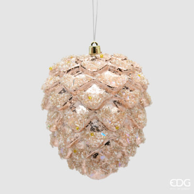 Pinecone Ornament, Ivory, 14 cm