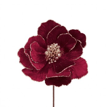 Jewel Bloom Stem, Burgundy
