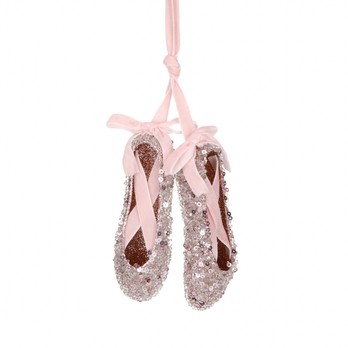 Sequin Ballet Slippers, Pink