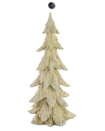 Atelier Tree. Beige And Gold Flocked Tree, 69 cm
